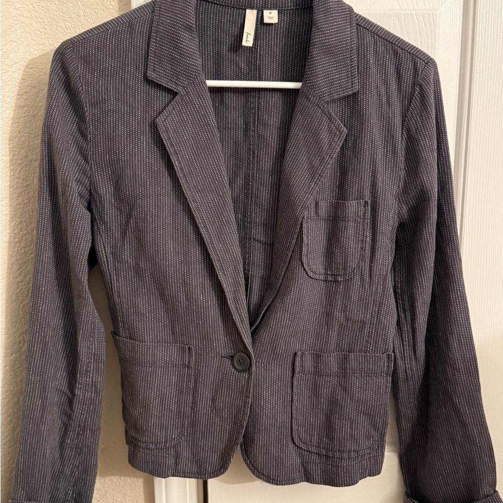 Frenchi Charcoal Blazer Jacket